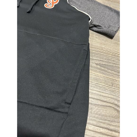 Under Armour Men's UA Rival Pennsbury Baseball Short Sleeve Hoodie Tee Black S - Picture 4 of 8